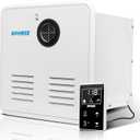 Kohree RV Tankless Water Heater, Upgraded 60,000 BTU RV Water Heater with 15 x 15 inches White Door and Remote Controller, 12V DC, On Demand Instant Hot Water Heater for RV Campers