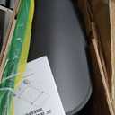 Push Lawn Sweeper, 26-Inch Width, 7 Cu. Ft. Hopper Capacity, 4 Spinning Brushes, Adjustable Height, Durable Steel Frame with Rubber Wheels, Ideal for Leaves and Grass (Black)