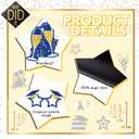 Landhoow 30 Pcs Graduation Car Magnets 2026 Senior Graduation Car Decoration Bumper Sticker Congrats Grad Magnet Magnetic Refrigerator Decal for Grad Parade Party Supplies(Blue, Gold)