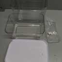 Trash Bag Dispenser Dishwasher Pod Organizer, 3 in 1 Grocery Garbage Bags Holder Storage Box Clear Laundry Room Pods Dishwasher Tab Cleaner Tablets Container Pantry Kitchen Under Sink Organizers