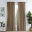 H.VERSAILTEX Blackout Curtain Rod for Windows 18.5 to 28.5 Inch, 3/4 Inch Adjustable Wrap Around Short Curtain Rods Telescoping Curved Drapery Rods for living room Inoor/Outdoor,Nickel