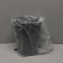 UUJOLY Plastic Small Trash Can Wastebasket, Garbage Container Basket for Bathrooms, Laundry Room, Kitchens, Offices, Kids Rooms, Dorms, Dark Grey, 1.8 Gallon