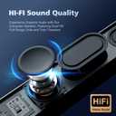 Computer Speakers for Desktop PC, 20W HiFi Stereo PC Soundbar with Bluetooth 5.3 & 3.5mm AUX, Slim Computer Sound Bar for PC Desktop, Laptop & Monitor