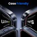WSKEN Privacy Screen Protector for iPhone 17 Pro Max - Full Coverage Tempered Glass, 24 Anti Spy Private Screen, Auto Alignment Installation Tool, Full Edge Case Friendly Protector