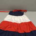 Toddler Little Girls Rainbow Dress Princess Flowy Dresses Ruffle Boho Sundress Fourth 4th of July Outfit (Flowy Navy Blue Red White, 4-5 Years)