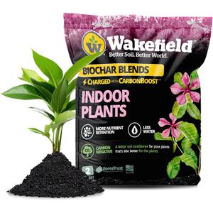 Wakefield Biochar Potting Mix & Indoor Plant Soil - 2 Quart
