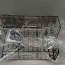 Hair Dryer Holder, Hair Tool Organizer, Wall Mount Hair Tools Organizer for Blow Dryer, Flat Iron, Curling Iron, Straightener, Styling Tools Bathroom Storage and Organizer, Wood-Black