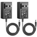 GOOVER 30W Power Supply Adapter(2 Pack), 12V DC Low Voltage Transformers,2.5A LED Light Driver, Input AC 100-240V, Class 2,UL-Listed