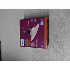 Philips 65W 5/6" Retrofit Downlight Soft White: Energy Star Certified Recessed Can Light, 750 Lumens, E26 Base