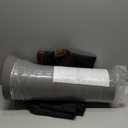 Outdoor Dog Bed for Medium Dogs, Waterproof Dog Crate Mat Orthopedic Egg Crate Foam Pet Bed with Washable Removable Oxford Cover, Black