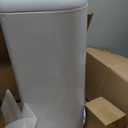 Diaper Genie Platinum Diaper Pail Gift Set | Hands-Free Odor Control with Foot Pedal | Stainless Steel Baby Diaper Pail | Includes 2 Easy Roll Refills 48 Bags Total | Baby Registry Must-Have