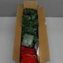 2FT Pre-lit Artificial Small Mini Christmas Tree with Warm White Multi-Color LED Lights, Remote Control and Timer, Perfect for Xmas Tabletop Decorations, Home, Kitchen, Dining Table top Green