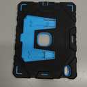 Fintie Case for iPad Air 11-inch M3 (2025) / M2 (2024), iPad Air 5th (2022) / 4th Generation (2020) 10.9 Inch, Fully-Body Rugged Heavy Duty Shockproof Case with Kickstand for Kids, Black/Blue