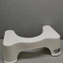 Squatty Potty The Original Bathroom Toilet Stool Height, White, 9 Inch (Pack of 1)