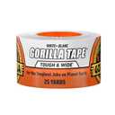 Gorilla Tape Tough & Wide, White Tape, 2.88" x 25 yd (Pack of 1) - Heavy Duty and Weather Resistant for Indoor or Outdoor