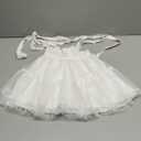 Toddler Baby Girl Summer Boho Dress Solid Color Spaghetti Strap Square Neck Tulle Dress Kids Beach Sundress. Size 12 -  18 Months