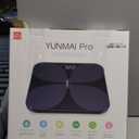 Yunmai Smart Scale with BMI, Body Fat, Muscle Mass, Body Weight, Body Fat Scale, 13 Body Composition Scale, Accurate Digital Bathroom Scale Bluetooth, Apple Health Compatible, Rechargeable 400lb (Black)