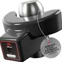 AMPLock - U-BRP2516 Heavy Duty Trailer Coupler Lock 2 5/16, RV & Trailer Hitch Lock, Straight Lip Trailer Ball Locks, Travel Trailer Accessories, Anti Theft for Trailers & RV with Push & Lock System