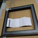 MCS Canvas Float Frames 12x12 Frame, Black Square for Finished Canvases, Vertical & Horizontal Wall for Canvas Paintings (1-Pack)