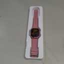 Kids Waterproof Smart Watch Girls Gift Age 3-12 with 39 Game HD Touch Screen Music Player Video Camera Pedometer Alarm Clock Birthday Gift for 6 7 8 9 Year Olds Pink