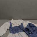 Colonial Costume Girls Pioneer Girl Costume Prairie Dress with Bonnet, Size M