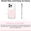 2 x Giumel 2PCS Silicone Suction Phone Case Mount, Non Slip Suction Cup, Hands-Free Phone Accessories Holder for Selfies and Videos, Silicone Adhesive Stand Sticky for Cell Phone Light Pink