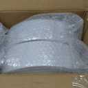 White Plastic Plates - Heavy Duty White Disposable Plates for New Year Party/Wedding