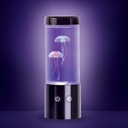 Merkury Innovations Jellyfish Night Light Lamp Motion & Multicolor Leds - Easy Mode Switching, USB Powered - 9"