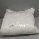 Heated Mattress Pad Queen Size - Embossed Electric Mattress Pad Cover Dual Control - 1-10 Hours Auto Shut Off with Deep Pocket White