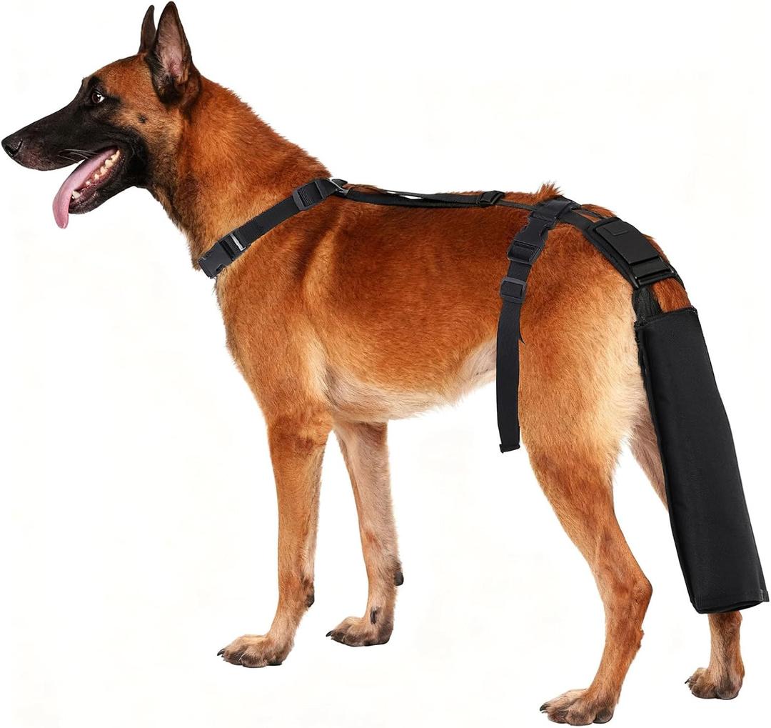 Dog Tail Protector, Soft Dog Tail Guard, Adjustable Dogs Tail Cover, Breathable Tail End Bag for Aid Wound Recovery, Prevent Licking Wounds (Small)