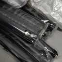 Black Extra Long Curtain Rods 240 Inches for Windows, Industrial Curtain Rod,1 Inch Black Curtain Rods for Windows 30 to 240 Inch - Perfect Indoor/Outdoor, Room Divider Curtain Rod (30-240")