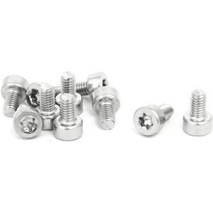 M3x5mm Thread Screws & Bolts T10 Torx Drive 304 Stainless Steel Torx Socket Cap Set Screws Screw 10pcs