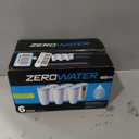 ZeroWater Official Replacement Filter - 5-Stage 0 TDS Filter Replacement - System IAPMO Certified to Reduce Lead, Chromium, and PFOA/PFOS, 6-Pack