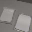 2Pack Clear Picture Frames Freestanding Double Sided Magnetic Acrylic Lucite Frameless Transparent Square Frame Gift for Desktop Display