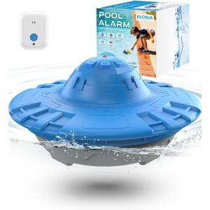 Pool Alarm for Inground & Above Ground Pools,Adjustable Sensitivity Water Detection Alarms Covers 20x40ft,85dB+ Safety Alert for Kids,Pets & Accidental Entry,Weatherproof UV&Corrosion Resistant BU&GR
