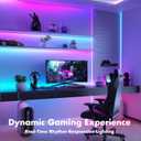 MFWW Smart IC RGB Strip Lights, 66FT LED Lights Multiple Colors on One Line, App+Remote Control, Timing, Multimodal, Music Sync, Color Changing Lights for Bedroom, Party Home Decor