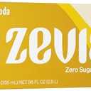 Zevia Zero Sugar Soda, Cream Soda, 12 oz Cans (8-Pack) – Naturally Sweetened, Non-GMO Project Verified, Gluten-Free, Vegan, Best By Date: 02/21/27