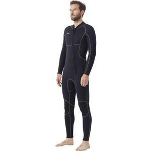 Hevto Wetsuits Men 3mm Neoprene Diving Suits Surfing Swimming Long Sleeve Keep Warm Back Zip for Water Sports