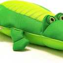 Big Joe Pool Petz Small Alligator, No Inflation Needed Animal Floating Pool Toy Float, Mesh