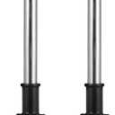 PartyKindom 2 Pack Telescopic Bike Flag Poles with Handlebar Mount Brackets Adjustable 11.81 Inch Stainless Steel Motorcycle Flagpole Holder for Outdoor Riding Accessories