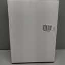 TP Serving Trays with Handles, 17 x 12 Inch Melamine Serving Platters for Food, Meat, Set of 2 Rectangular Trays for Eating, Rustic White