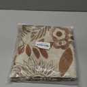 Mika Home Pack of 2 Decorative Throw Pillows Cases Cushion Cover for Sofa Couch Bed,Sunflower Pattern,20x20 Inches,Brown Cream (Rust)