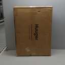 Huuger 23.6 Inch Night Stand with Charger Station and USB-C Port, 3 Drawer Nightstand, Larger Wider Bedside Table, Modern Side End Table, for Bedroom, White Nightstand