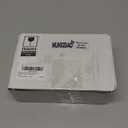 Hungdao 6 Pieces Mini Glass Christmas Ball Ornaments for Christmas Tree Vintage Crackle Glass Ball Decorative Hanging Glitter Ornaments for Xmas Tree Decorations(2.4 Inch,Multicolor)