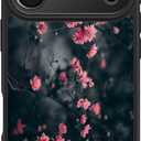 FUNMIKO Cute Phone Case for iPhone 17 Pro Max, Wireless Charging Compatible | Military-Grade Protection - Trendy Wildflower Design for Women Girls, Non-Slip Translucent Matte Hard Cover