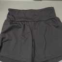 Soothfeel Running Athletic Shorts for Women 5" High Waisted Stretchy Hiking Workout Gym Shorts No Liner with Pockets (Gray, M)
