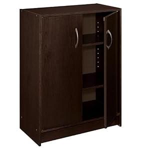 ClosetMaid 8925 Stackable 2-Door Organizer, Espresso
