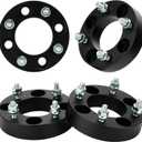 4X110 Wheel Adapters 1" for Honda Yamaha Suzuki Rancher Fourtrax Big Bea, Forged 4 Lug Wheel Spacers with 10x1.25 Studs 76mm Bore 4PCS