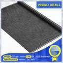 Tudomro 2 Roll 50ft x 39.4''Carbon Fiber Fabric, 2x2 Twill 3k/220g Black