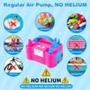 Nulink Electric Balloon Pump, Portable Electric Balloon Blower Machine Balloon Air Pump Dual Nozzle 110V 600W Balloon Inflator for Party Decorations